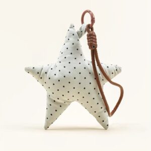 Dot-shaped five-pointed star pendant